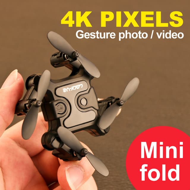 Mini 4DRCV2 Drone Selfie WIFI FPV With HD Camera RC Quadcopter Toy Gift US